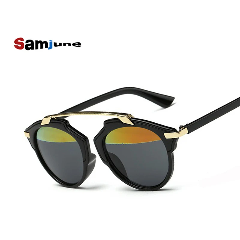 Samjune новые модные солнцезащитные очки кошачий глаз женские брендовые