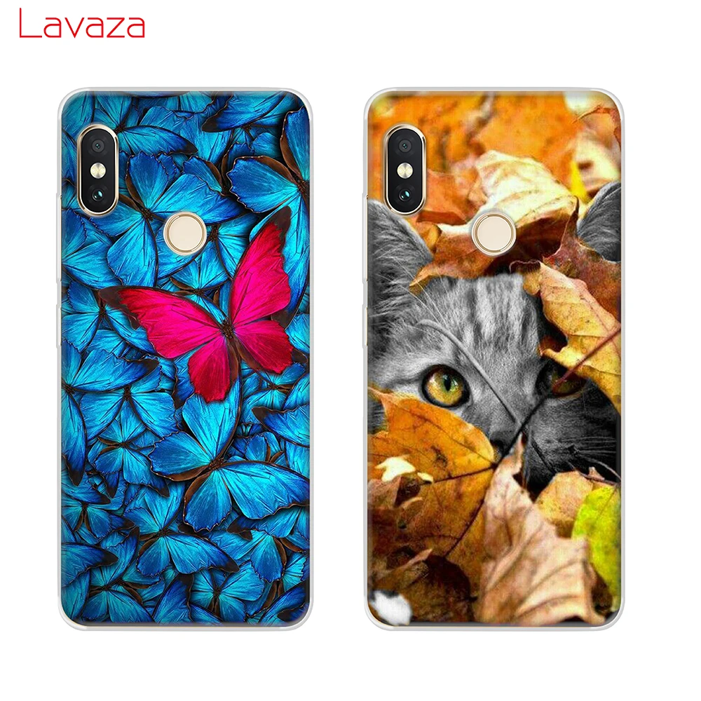 Твердый чехол для телефона Lavaza с бабочками и подставкой в виде кошачьего носа Huawei