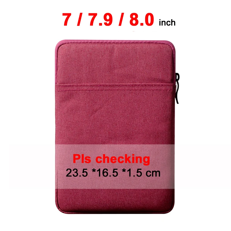 7 inch Mei hong Чехол-сумка для huawei MediaPad T3 7,0 8,0 T5 10,1 M2 M3 M5 Lite/lenovo Tab 3 4 8 10 Plus сумка для Xiaomi Mi планшета Asus Zen - Цвет: 7 inch Mei hong