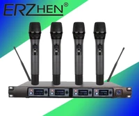 wireless microphone system u4000u professional microphone 4 channel uhf dynamic professional 4 handheld microphone karaoke