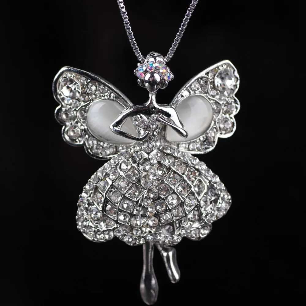 Женская цепочка для балета Bonsny новинка 2017 года яркое ожерелье с подвеской в виде