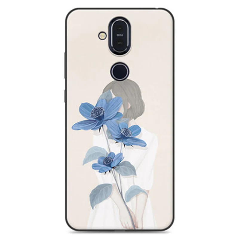 Чехол для Nokia X7 2018 мягкий чехол телефона в литературном стиле X 7 TA-1131 защитный TA1131 |