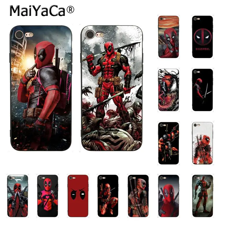 MaiYaCa классный Дэдпул из Вселенной Марвел чехол для телефона iphone 11 Pro 11Pro Max 8 7 6S Plus X XS MAX 5 5S SE XR