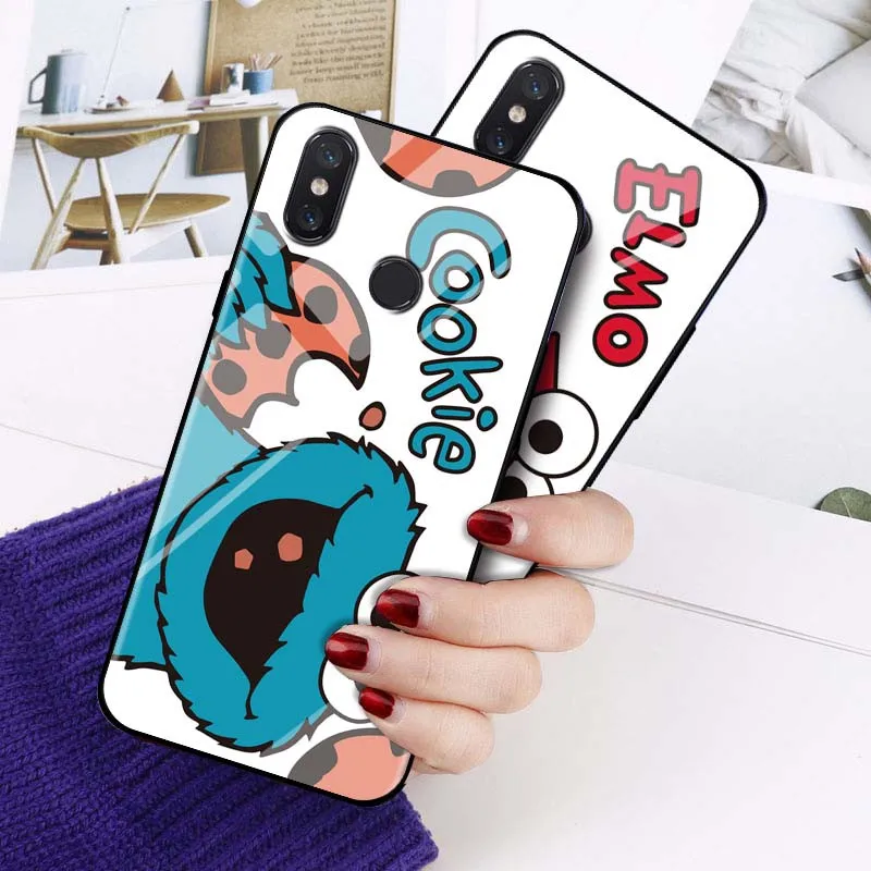 Cookie Tempered Glass Case For Xiaomi Mi 8 SE Lite 5X A1 6X A2 6 5S Plus Mix 2S 3 Max 2 Cases Soft TPU Edge Cover |