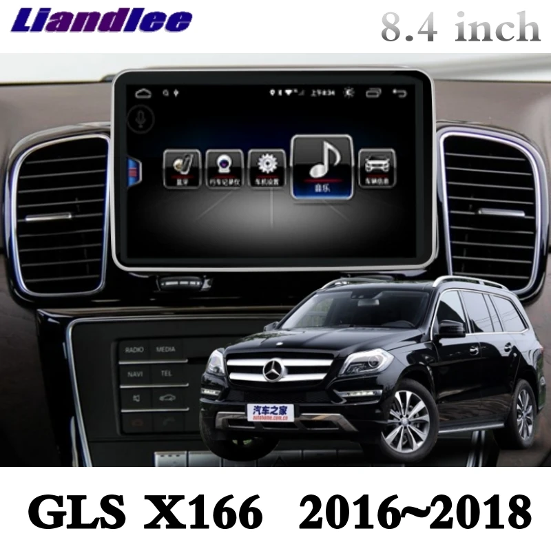 Liandlee автомобильный мультимедийный плеер NAVI CarPlay адаптер для Mercedes Benz MB M GLE ML W166 2011~ автомобильный Радио gps навигация