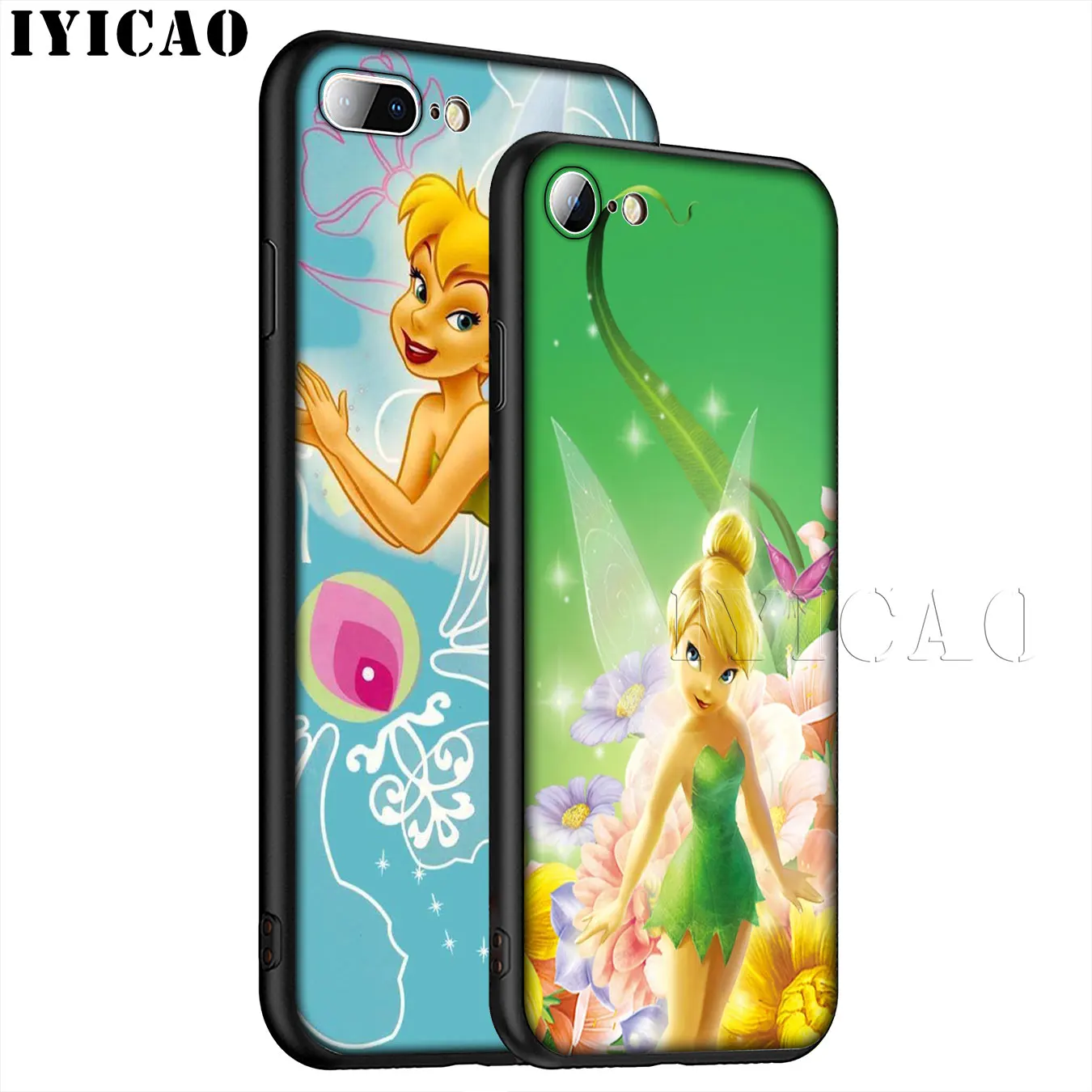 IYICAO Tinker Bell tinkerbell Peter Pan Мягкий силиконовый чехол для телефона iPhone XR X XS 11 Pro Max 6 6S 7 8
