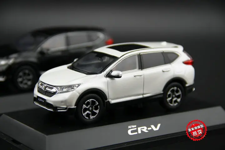 Белый 1:43 Honda CRV SUV литая модель автомобиля металлические игрушки подарок на день рождения для детей - Цвет: Белый