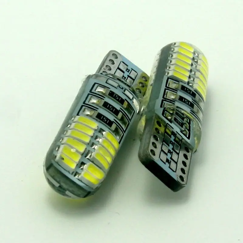 Высокое качество хороший продукт 2 шт T10 194 168 W5W 24SMD 3014 Светодиодные лампы с