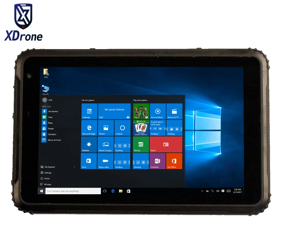 Промышленный водонепроницаемый планшетный ПК Kcosit K88L IP67 Windows 10 Pro ударопрочный
