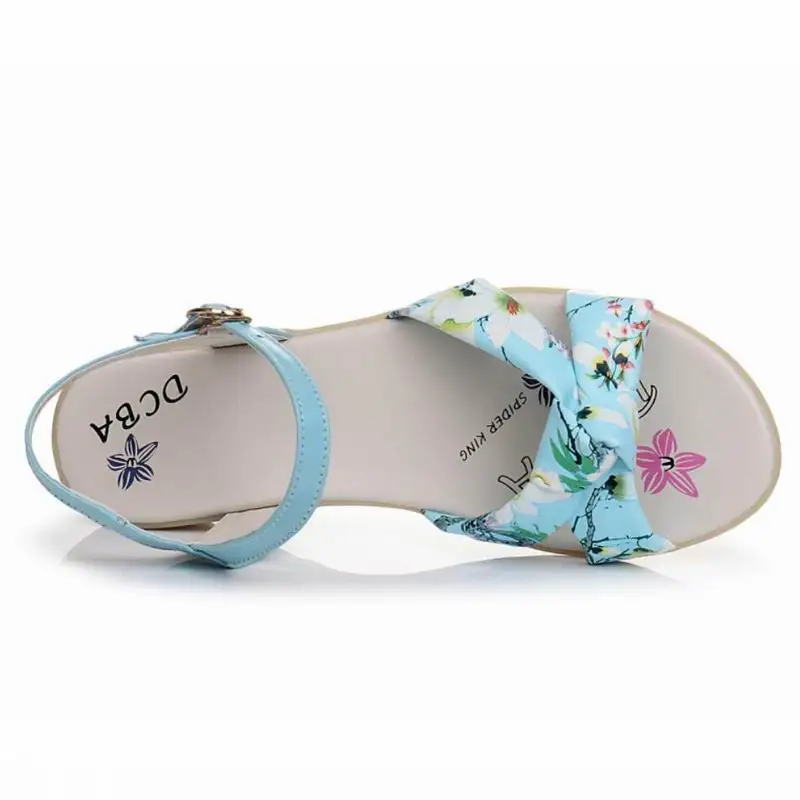 Женские босоножки из коровьей и микрофибры GKTINOO модные летние сандалии на
