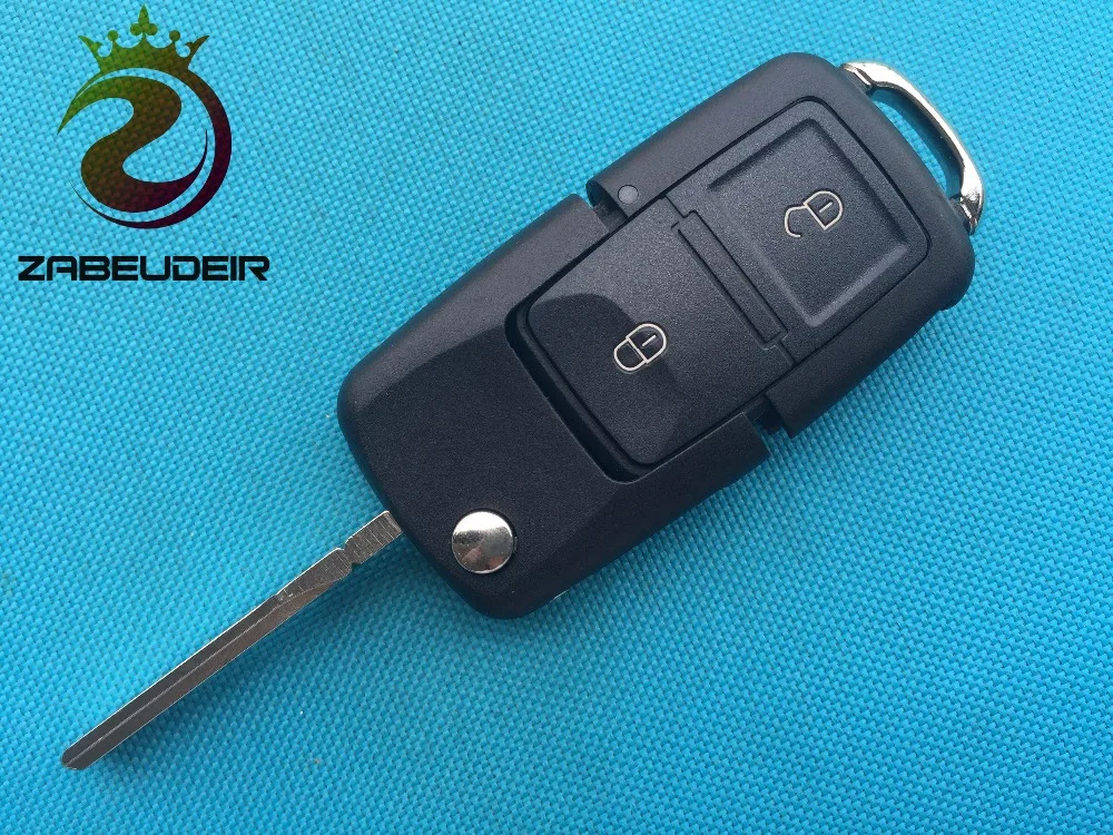 10 шт./лот Новый Сменный Чехол для Vvw Passat Polo Golf Bora 2 кнопки дистанционного ключа FOB