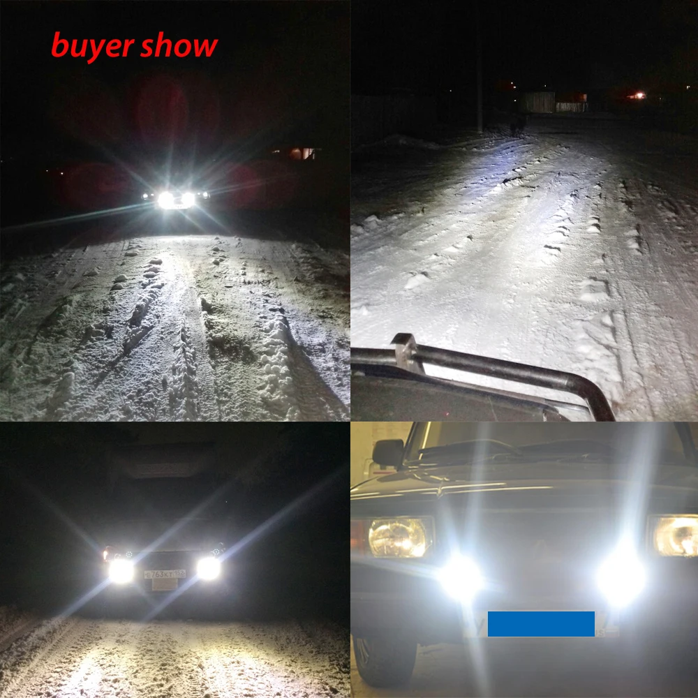 

4PCS Tri-Row LED Work Light Bar High Intensity Chips 36W 4inch Offroad LED Working Light for Jeep Ford Truck SUV ATV UTV