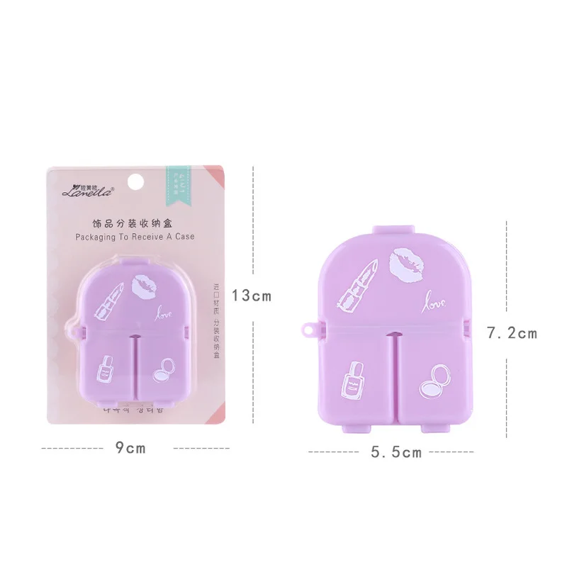 1Pc Refillable Bottles Multi-function Packaging Storage Box Portable Lanyard Jewelry Makeup Pill | Красота и здоровье