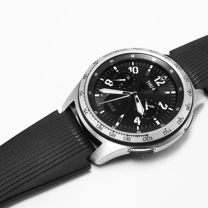 Умный чехол для часов кольцо samsung Galaxy Watch 46/42 мм драгоценный камень клеющаяся