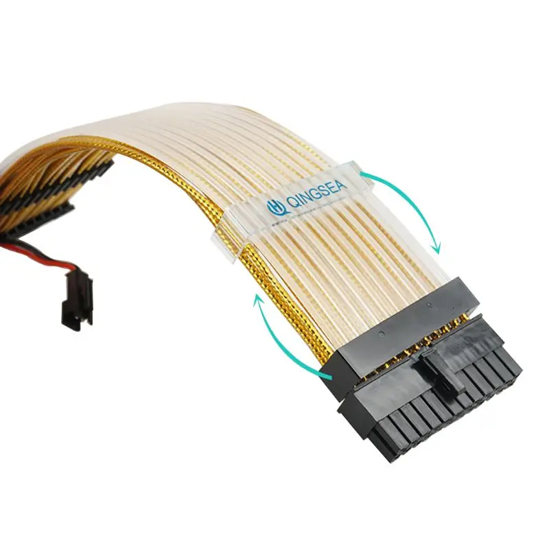 Радуга RGB удлинитель питания для 24Pin к материнской плате или 8Pin + GPU/кабель