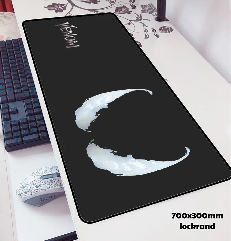 Коврик для мыши Venom с рисунком HD 70x30 см популярный компьютерный коврик игровой
