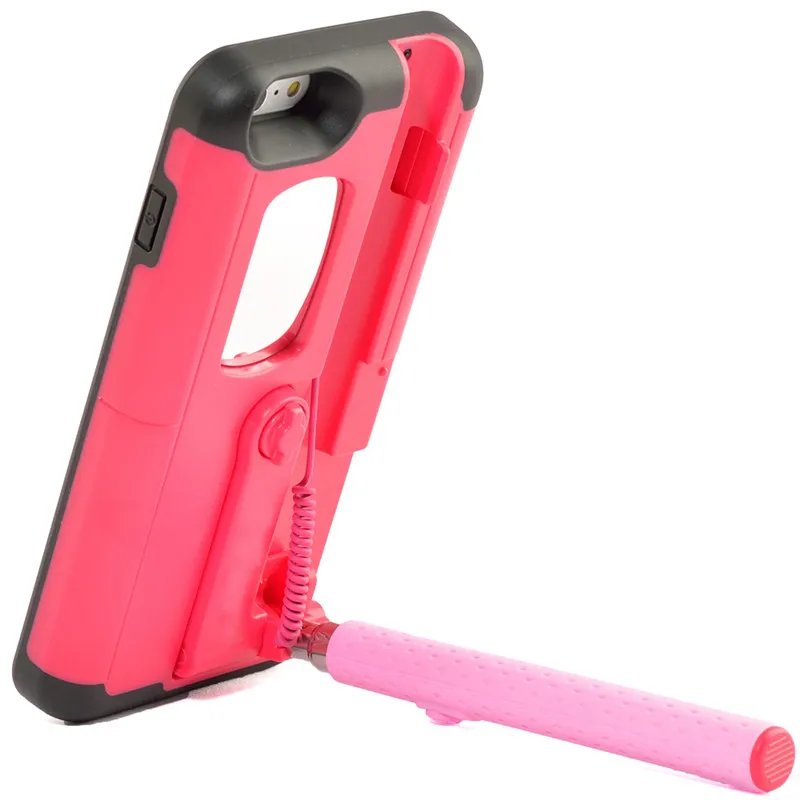 Чехол LANCASE для селфи палки iPhone 6 6S Plus складной эластичный ручной чехол с Bluetooth 6s|case