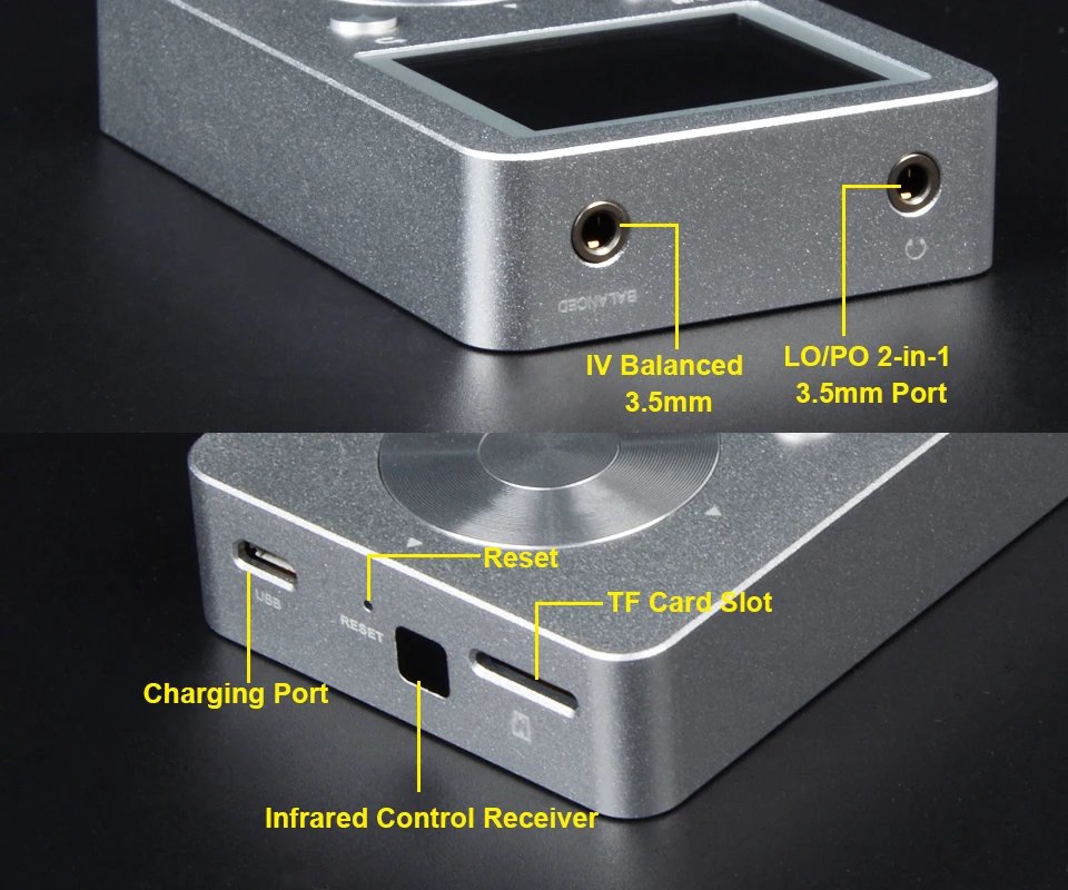 F. Аудио FA1 HiFi без потерь Музыкальный плеер с AK4497EQ DSD DAC цифровой аудиоплеер DAP MP3