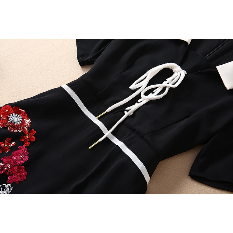 Высокое качество новая мода 2020 дизайнерское подиумное платье женское с коротким