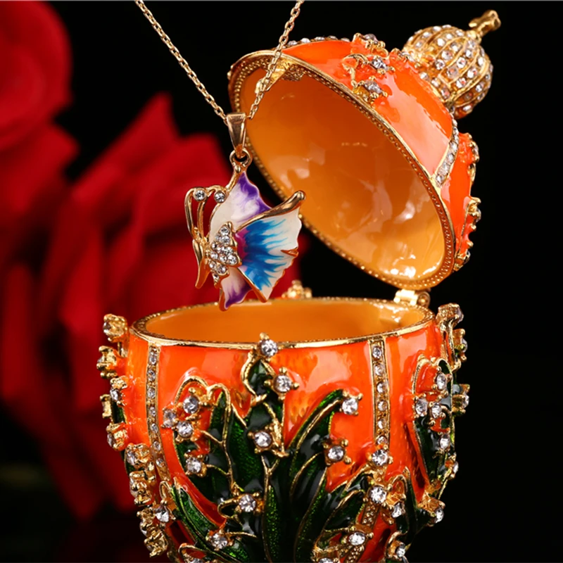 Qifu домашний модный металлический религиозный талисман Коллекция декора qifu Faberge яйцо домашний декор