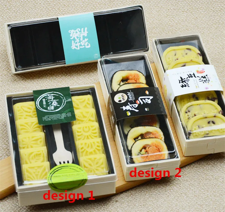 30 шт. прозрачный контейнер для выпечки блинов тортов печенья прозрачная коробка