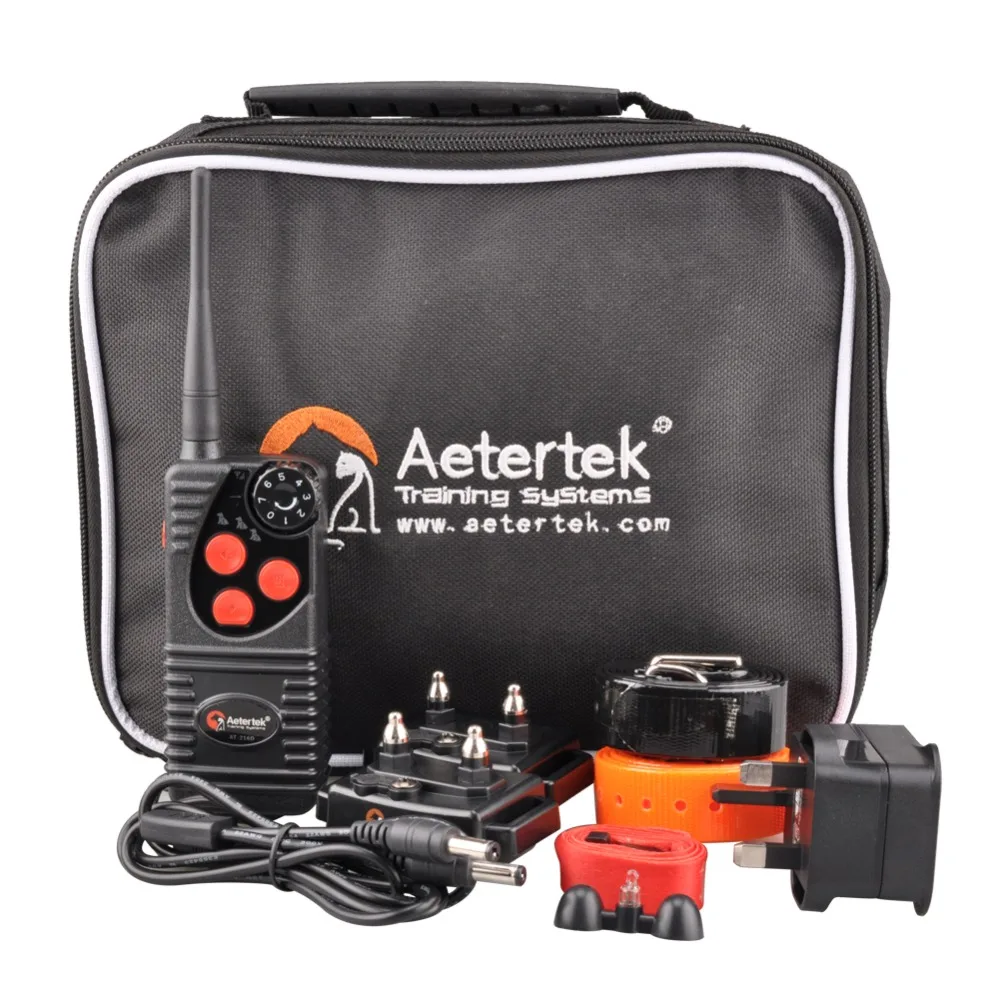 Электроошейник Aetertek 216D для дрессировки домашних животных 2 собаки 600 ярдов