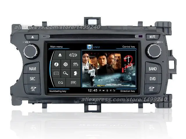 Goedkoop Voor Toyota Vitz 2012 ~ 2013-Auto GPS Navigatiesysteem + Radio TV DVD IPod BT 3G WIFI HD Screen Multimedia Systeem