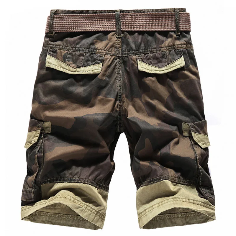 Шорты карго мужские камуфляжные размеры 30 40 AXP53|bermuda masculina|camouflage cargo shortscargo shorts |