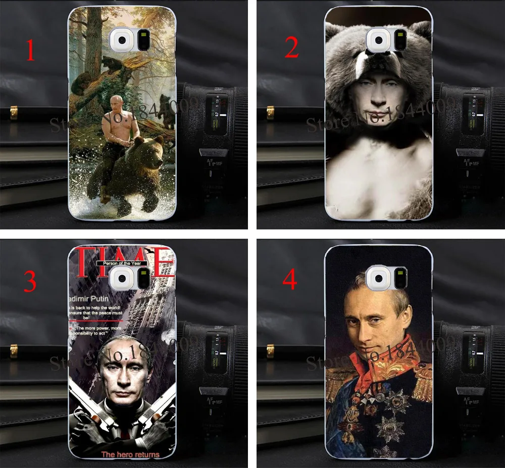 Путин Жесткий Прозрачный Чехол Кожи для Samsung S5 S4 S3 S6 S7 Край Grand Prime|s3 pouch|s3 standards3 |