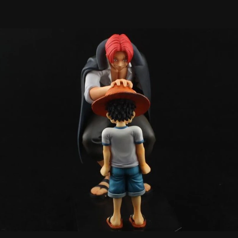 Apaffa 1 шт. японское аниме цельная фигурка Luffy And Shanks модель из ПВХ соломенная шляпа