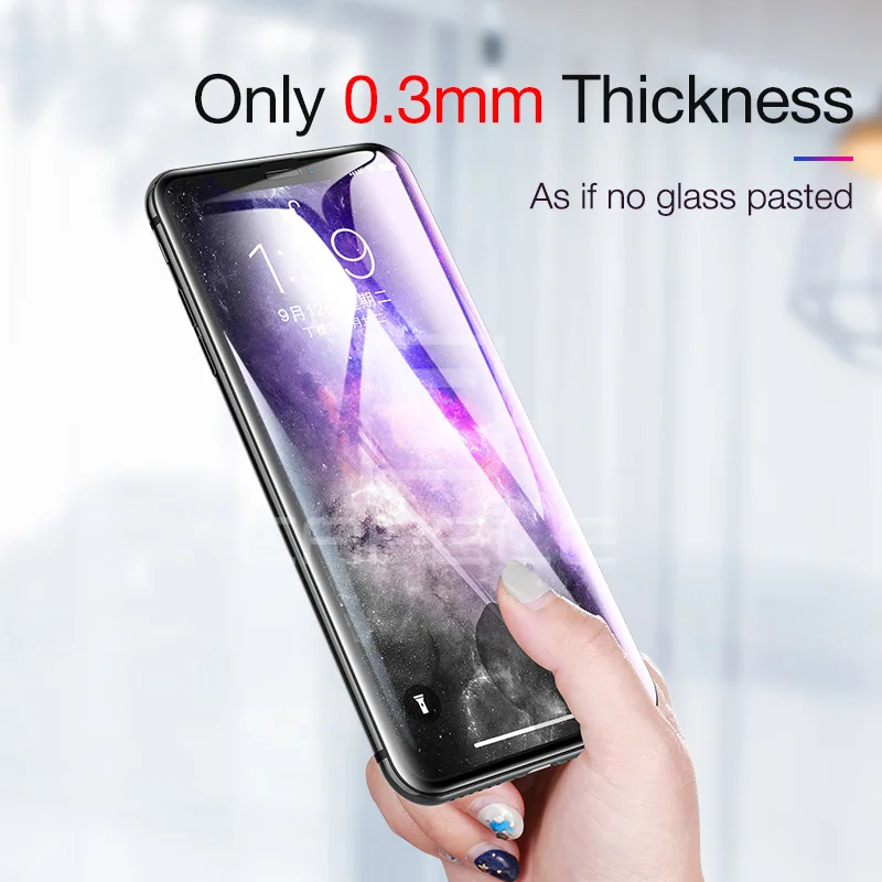 Закаленное стекло CAFELE для iPhone X XS Max XR Защита экрана 5 8 6 1 дюйма ультратонкая пленка