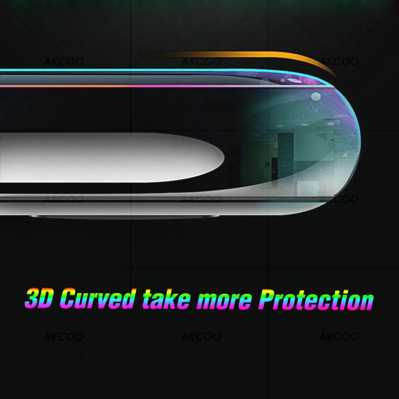 2 упаковки градиентная защитная пленка Akcoo Aurora для Samsung S10 Plus S8 9 Note 8 10 Plus|Защитные