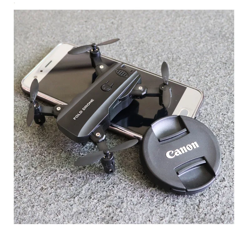 Мини-Дрон складной Квадрокоптер с камерой 5 МП Wi-Fi FPV 1080p удержание высоты | Игрушки