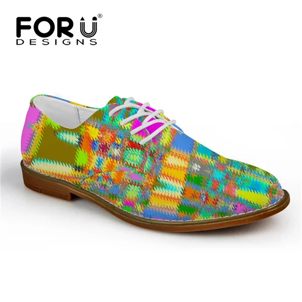 CA5494CE FORUDESIGNS/ модные мужские туфли на плоской подошве высокого качества, однотонные кожаные туфли, Повседневные Мужские модельные туфли-оксфорды на шнуровке в деловом стиле - Цвет: CA5494CE