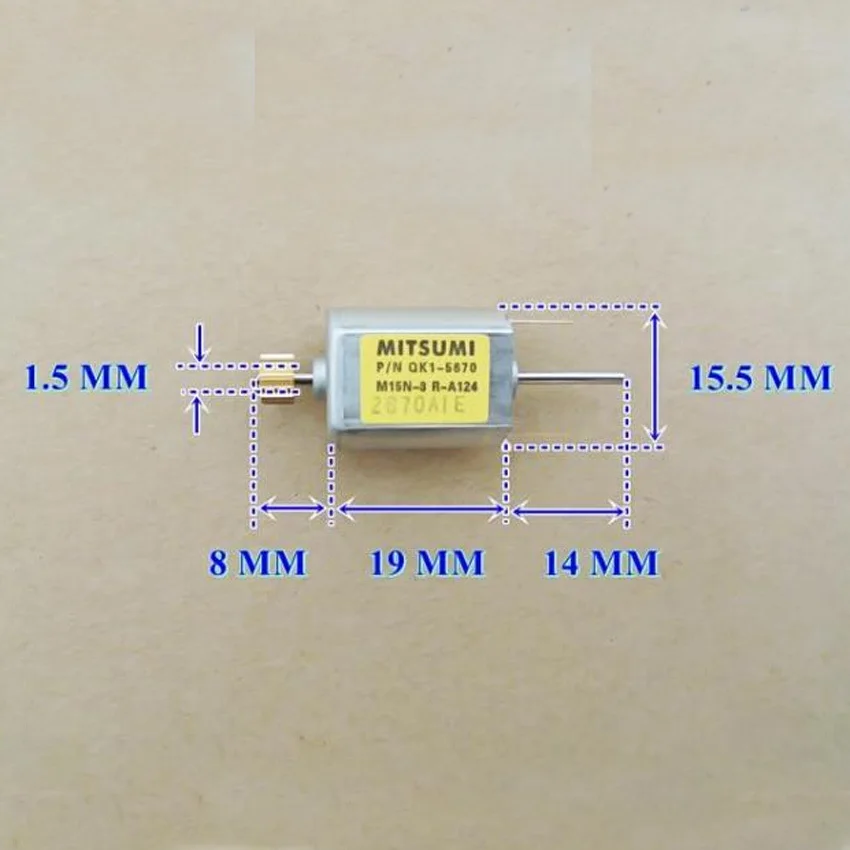 Бесплатная доставка 5 шт. карбоновая щетка микро мотор 12 В 030 железный задняя