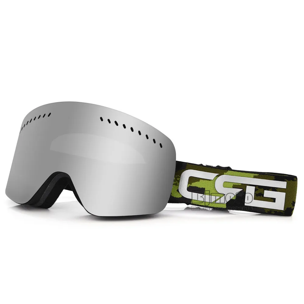 BJMOTO зимние мотоциклетные очки уличные UV400 двойные линзы 3 слоя пены Спорт сноуборд лыжные очки маска катание на лыжах Снег шлем маска