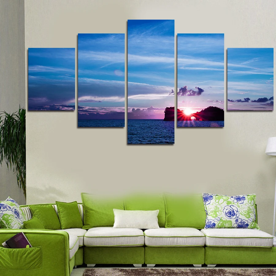 5 шт Семья свадебное украшение для гостиной печать Абстрактная живопись на