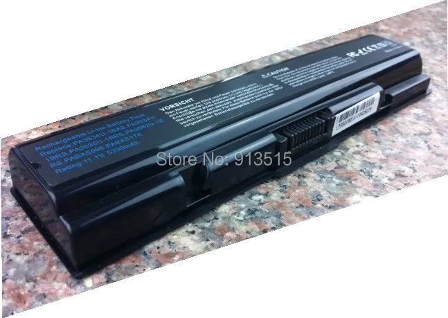 Запасная батарея для Toshiba Satellite A500 L200 L203 L500 L505 L555 M205 M207 M211 M216 M212 Pro A210 L300D L450 A200 L300 |