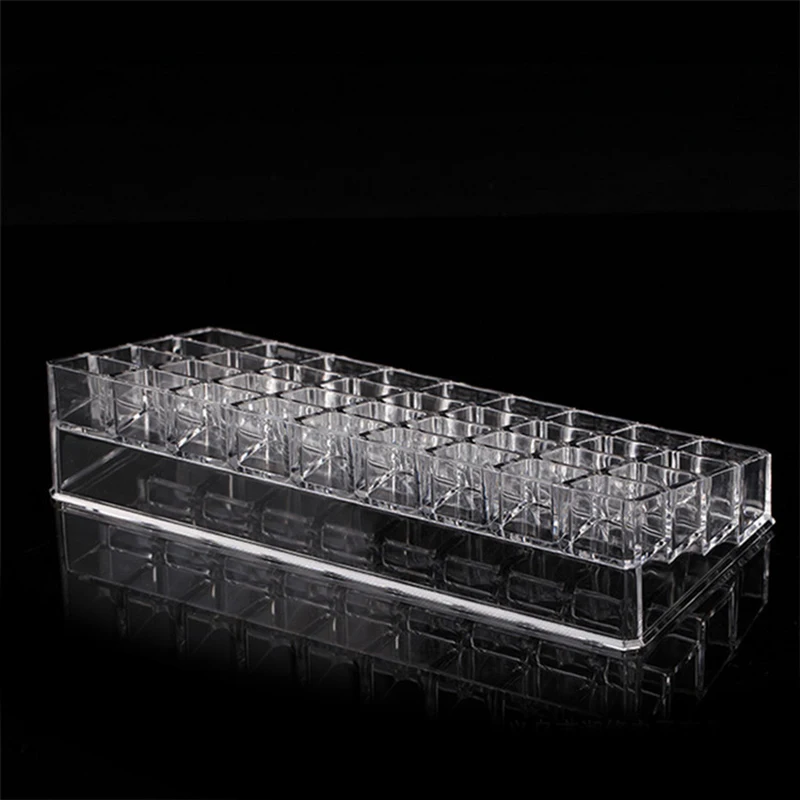 36 сетки акриловые Макияж Организатор хранения Box Дело Косметическая ювелирные