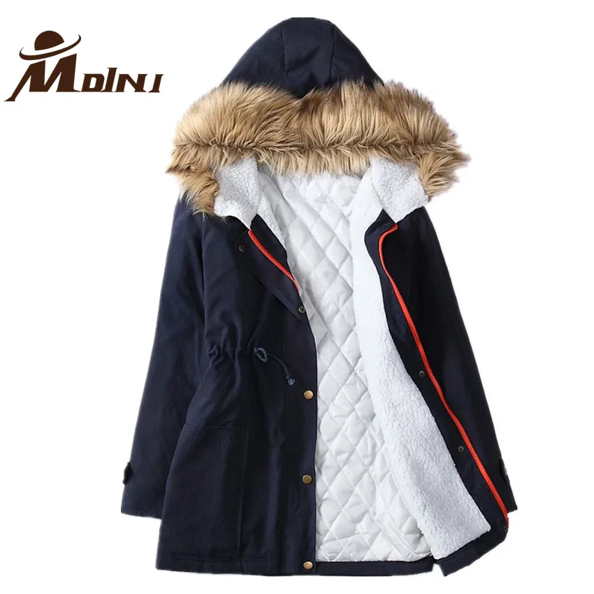 Женское меховое пальто Anorak Базовая куртка из хлопка на осень и зиму|overcoat