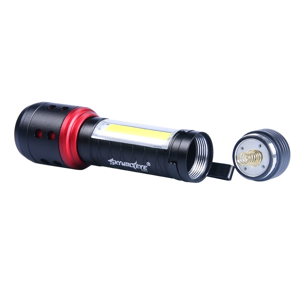 Мини-фонарик Q5 LED + COB 14500 лм 4 режима | Лампы и освещение
