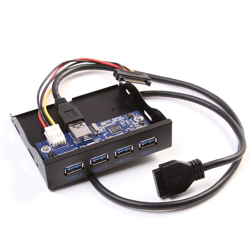 20 Pin Материнская плата 4 порта USB3.0 внутренний концентратор 3 5 дюймов флоппи-диск Bay
