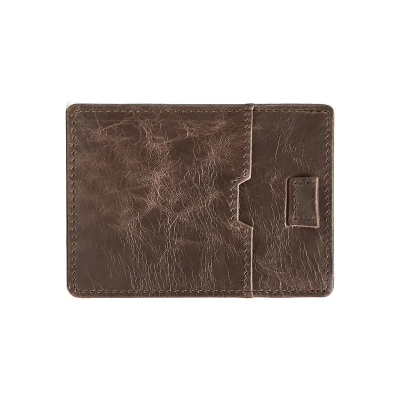 coffee card holder GENODERN RFID блокирующий держатель для карт с подтягивающим шнурком мужской кредитный держатель для карт s тонкий из натуральной кожи кредитный держатель для карт - Цвет: coffee card holder