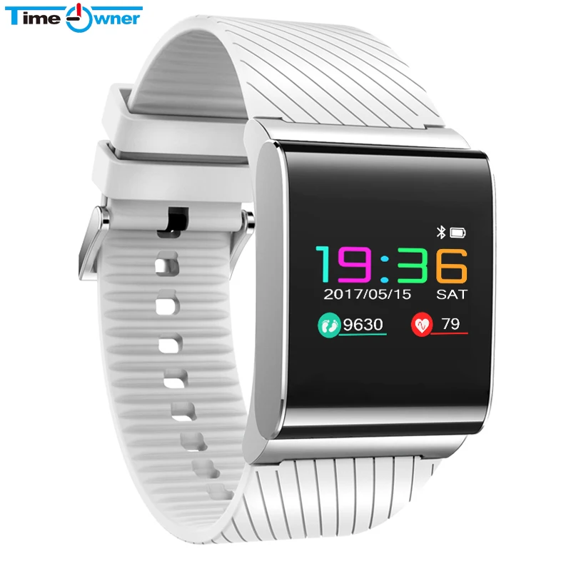 Смарт браслет TimeOwner с цветным OLED экраном пульсометром и тонометром фитнес