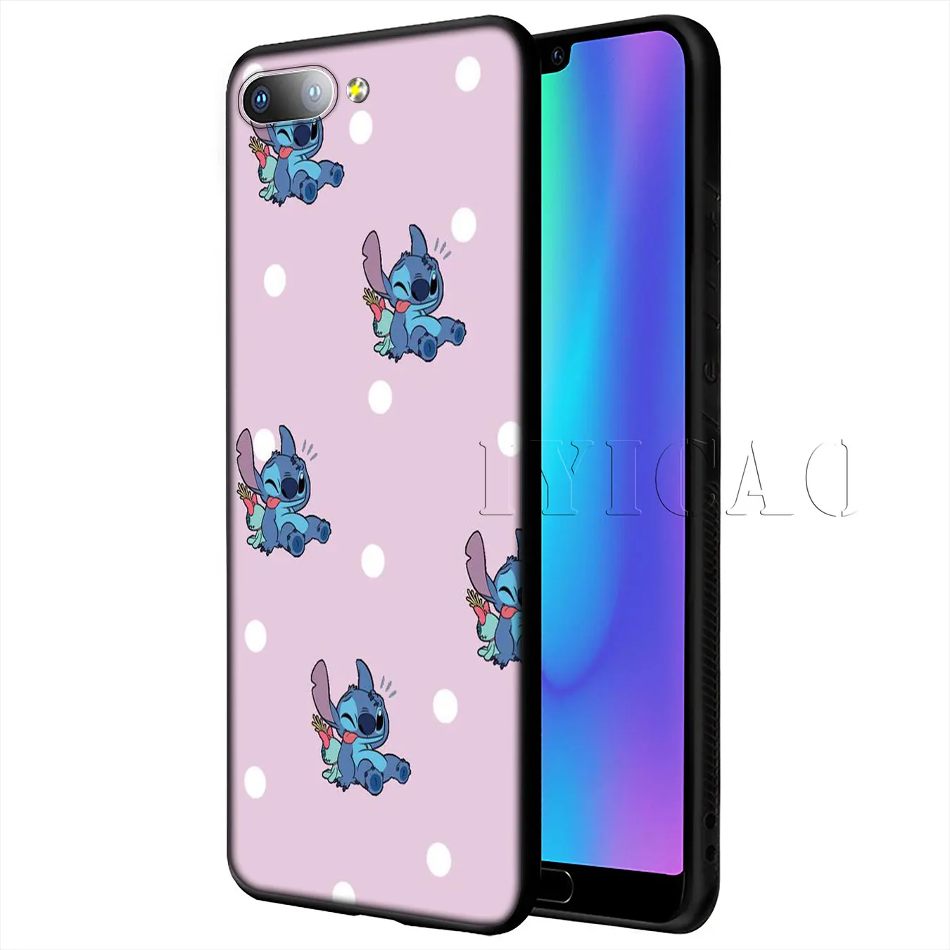 IYICAO милый мультфильм, Стич мягкий чехол для huawei P20 Pro P10 P8 P9 P30 Lite Mini P Smart крышка