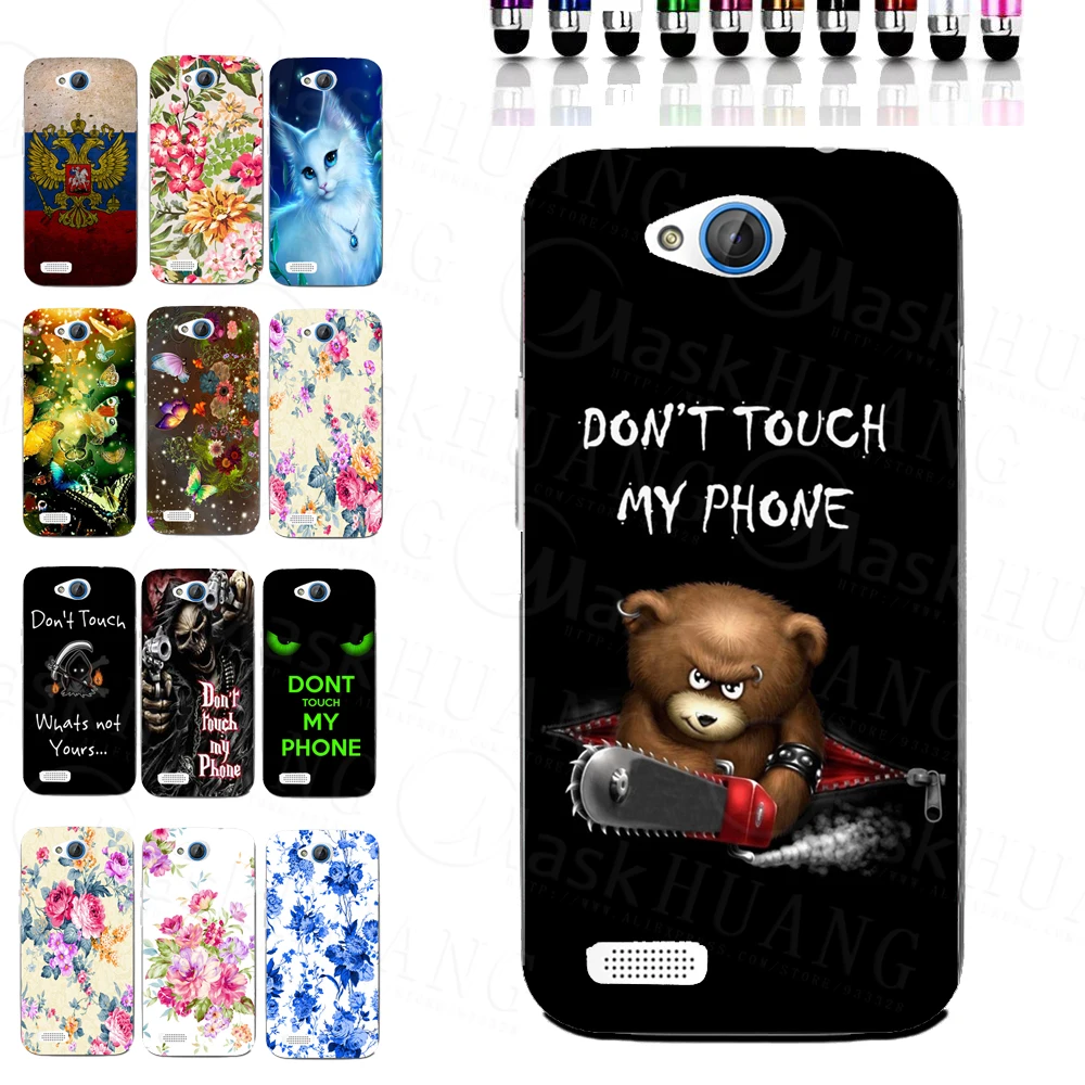Чехол с мультяшным принтом для Blade A430 Don't Touch оригинальный медведь чехол ZTE Q Lux 3G 4G