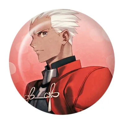58 мм анимация Fate/stay night Archer Saber милые девушки Кастер значки на рюкзак булавка брошь