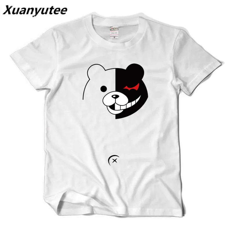 Xuanyutee Monokuma Danganronpa аниме Фанаты 3D принт модная футболка мужская Однотонная Homme EU