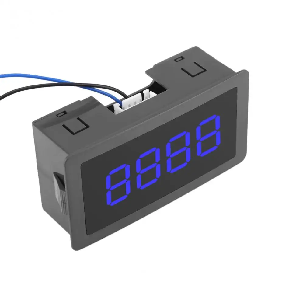 VBESTLIFE DC светодиодный цифровой счетчик 4 цифры 0-9999 вверх/вниз плюс/минус панельный счетчик с кабелем medidores electronicos