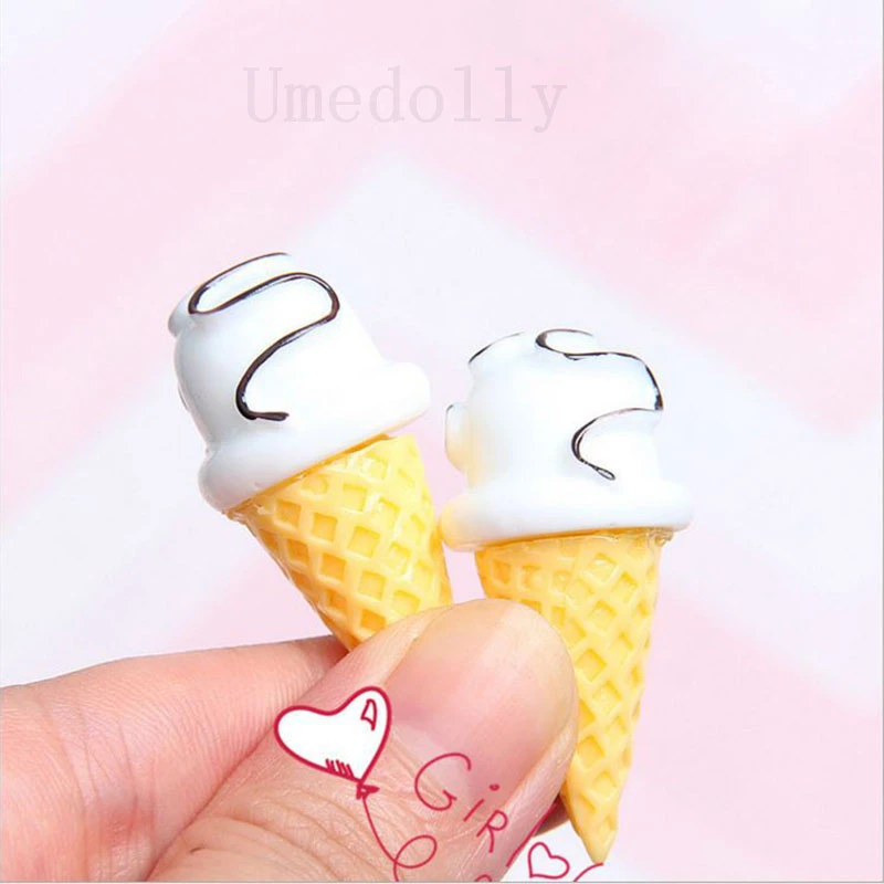 2 шт. Мини мультфильм Мороженое пищевые аксессуары для 1/6 Blyth Barbies BJD Miniture кукольный